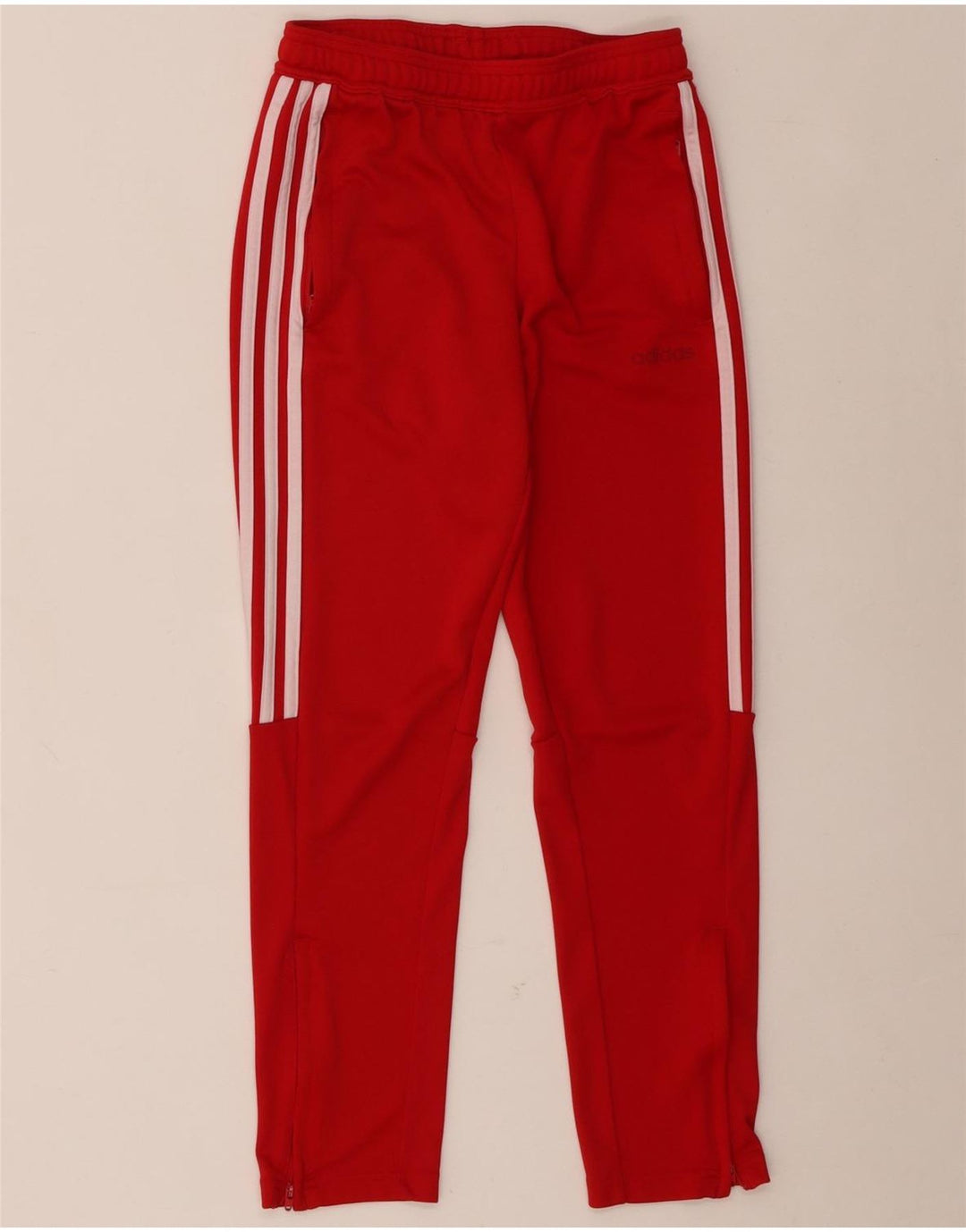 Adidas Jungen Climalite Trainingshose 11–12 Jahre, rotes Polyester