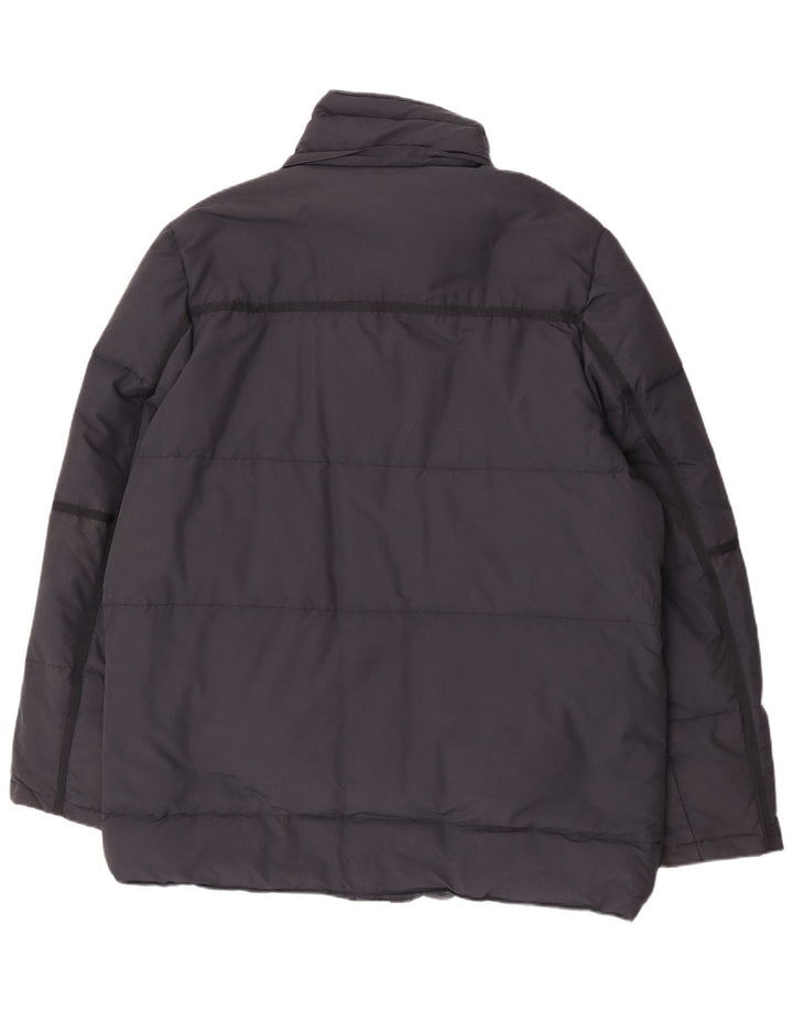 Canadiens Herren Wattierte Jacke UK 42 XL Marineblau Baumwolle