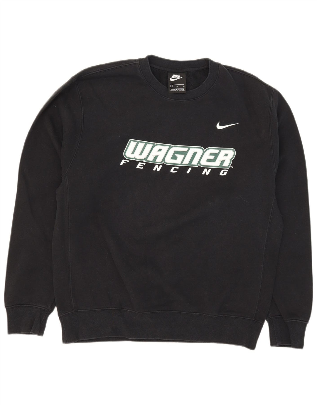 Nike Herren-Sweatshirt mit Grafik, mittelschwarz, Baumwolle