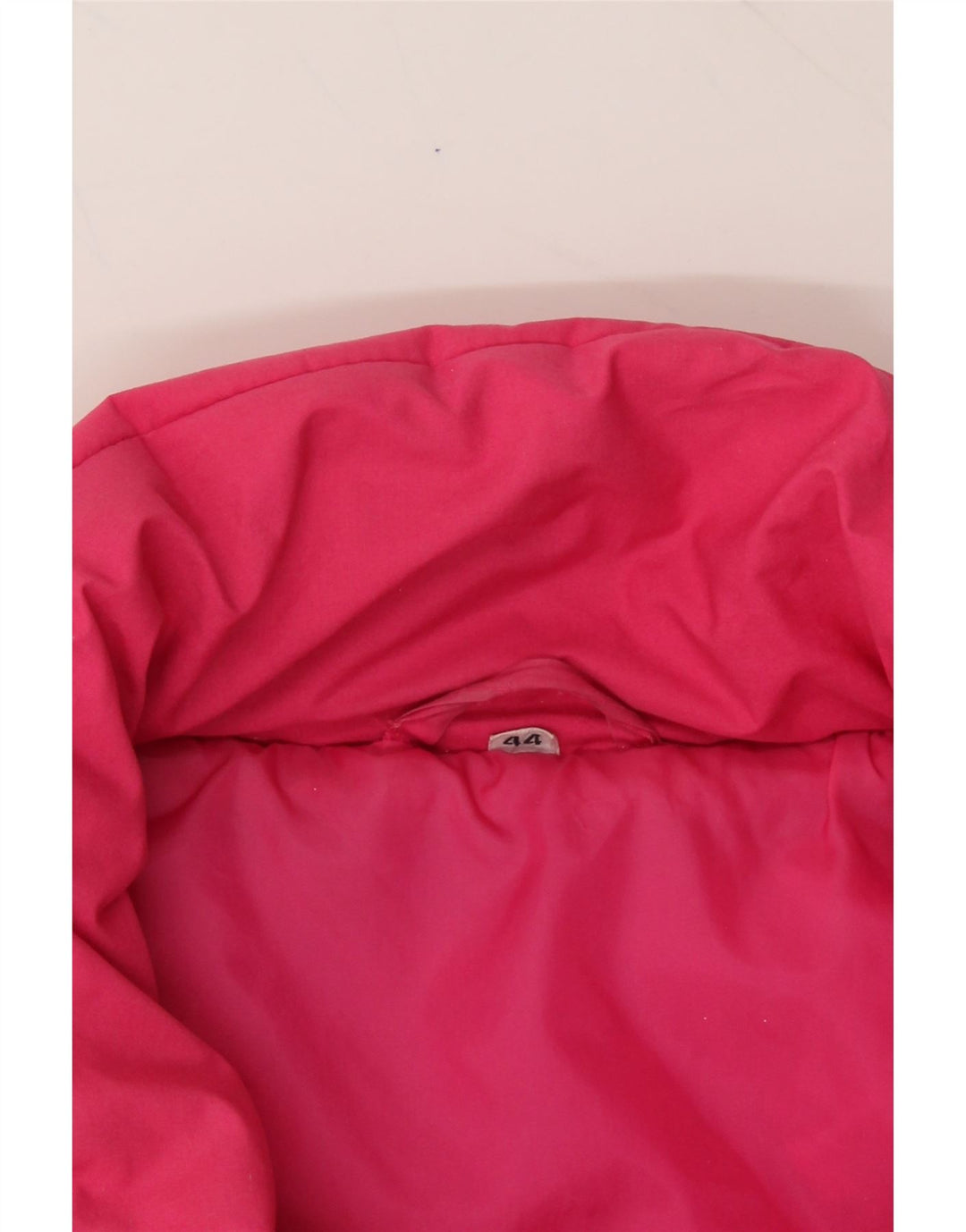 VINTAGE Womens Padded Coat IT 44 Medium Pink Vintage Vintage and Second-Hand Vintage from Messina Hembry 