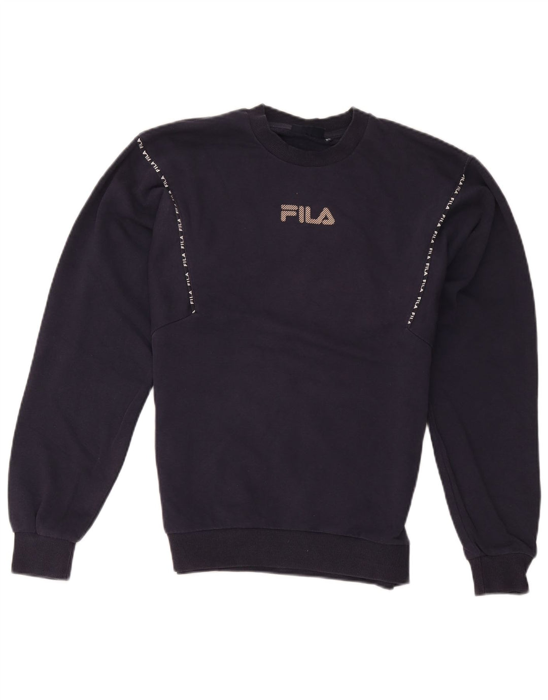 Fila Herren Grafik Sweatshirt Pullover XS Marineblau Baumwolle