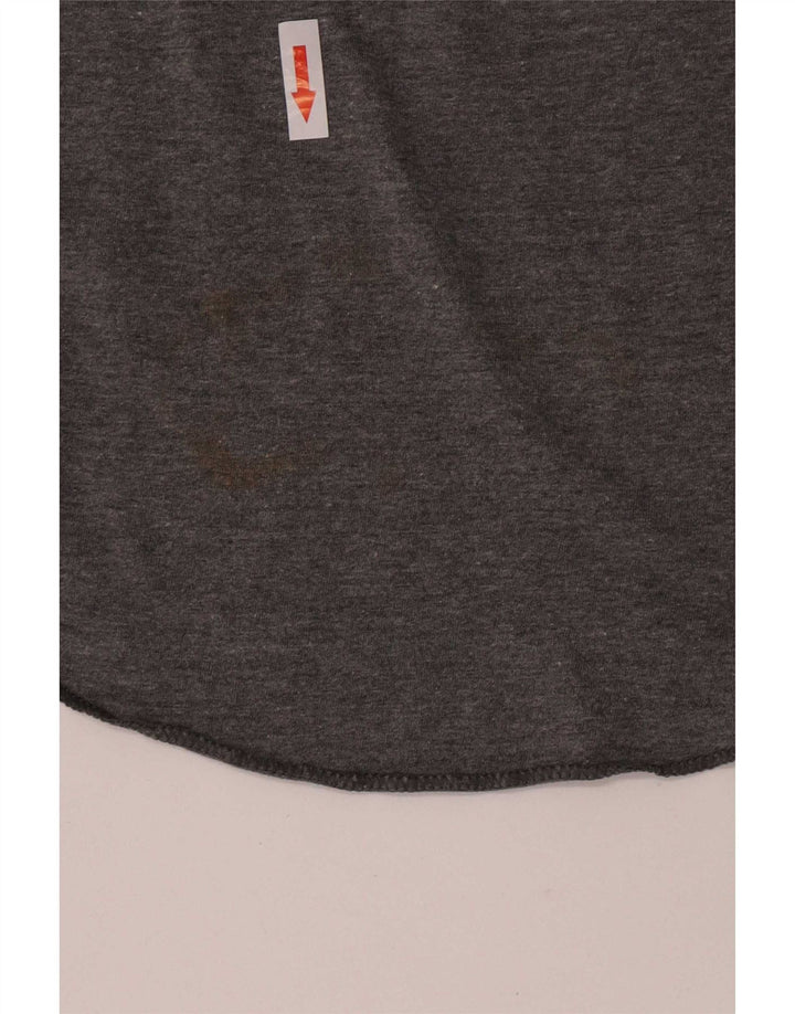 Hurley Jungen Premium Fit Graphic Top Langarm 15–16 Jahre Mittelgrau