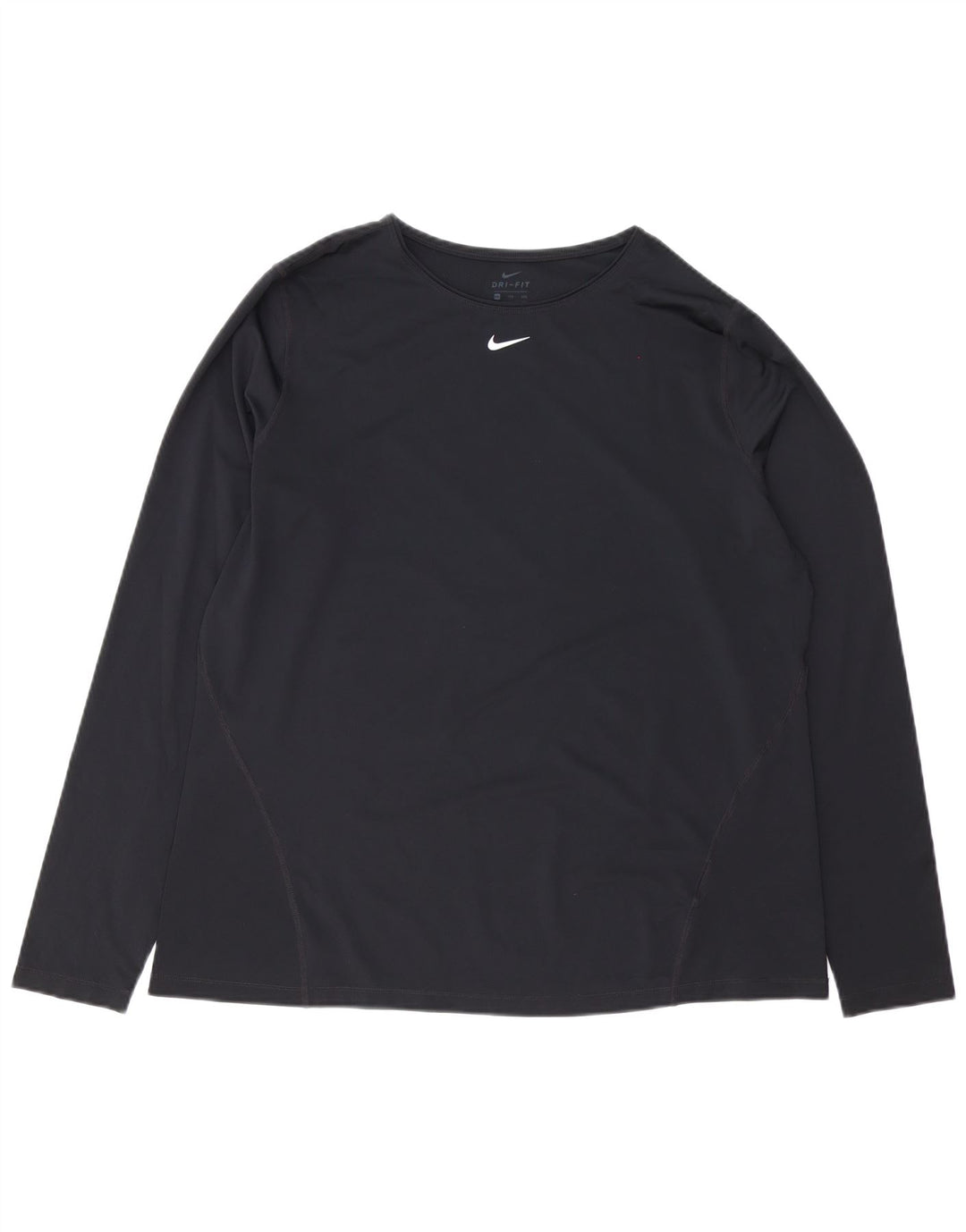 Nike Herren Top Langarm 2XL Schwarz Polyester Sport