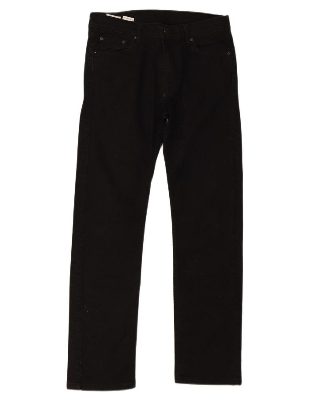 Levi's Herren 513 Slim Straight Jeans W30 L32 Schwarze Baumwolle