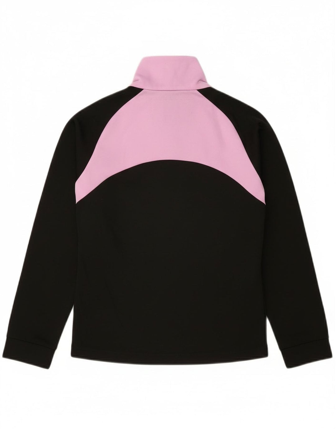 Puma Mädchen-Trainingsanzugoberteil mit Grafik, 11–12 Jahre, Schwarz, Farbblock