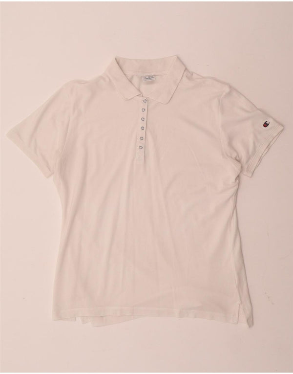 CHAMPION Damen Poloshirt UK 20 2XL Weiß