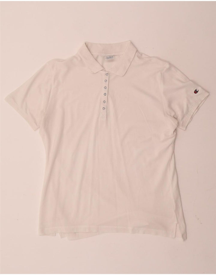 CHAMPION Damen Poloshirt UK 20 2XL Weiß