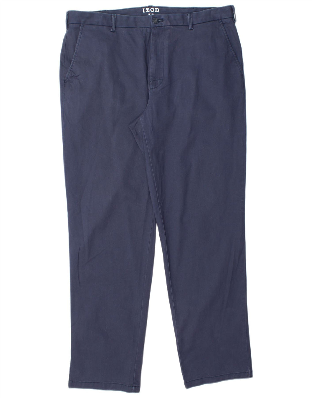 IZOD Gerade Chino-Hose für Herren, W36, L32, Marineblau, Baumwolle