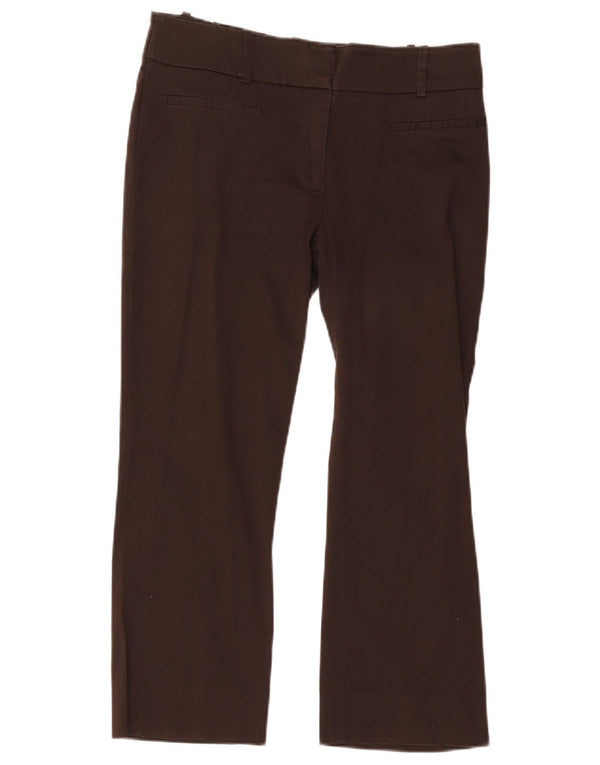 Gerade geschnittene Damenhose von Zara, EU 44, XL, W34, L23, Braun