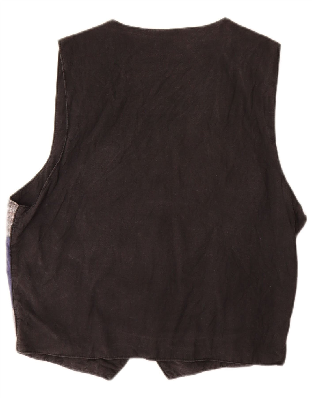 Vintage Herrenweste, groß, mehrfarbig, Patchwork-Baumwolle, Bohemian-Stil