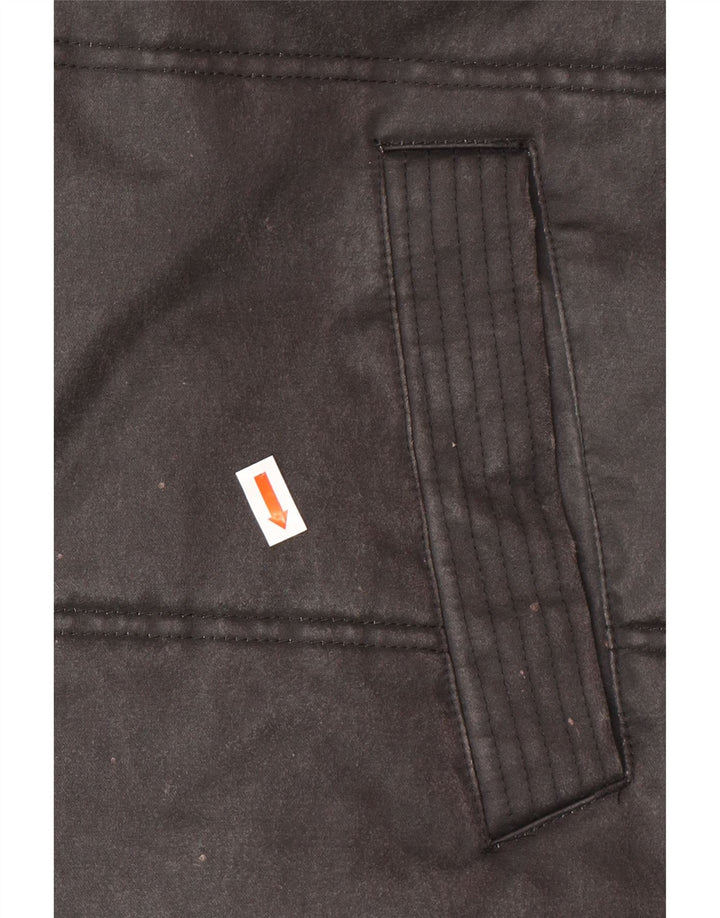 FAT FACE Herren Wattierte Weste UK 36 Small Grau Baumwolle