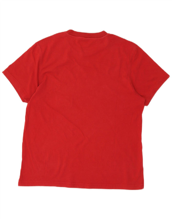 CHAMPION Herren New York University Grafik-T-Shirt-Oberteil, Größe L, Rot