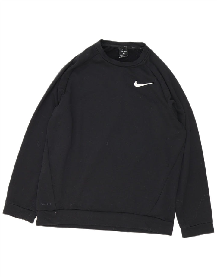 Nike Herren Dri Fit Sweatshirt Pullover Medium Schwarz Polyester
