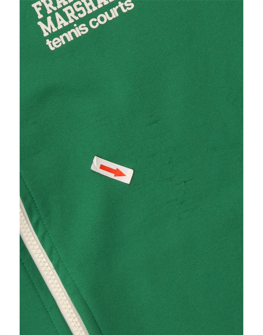 Franklin Marshall Herren-Trainingsanzug-Top-Jacke, große grüne Colourblock-Baumwolle