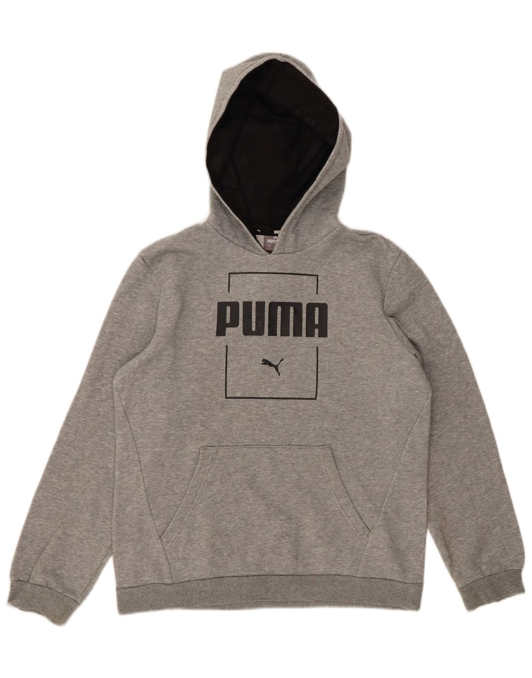 PUMA Jungen Graphic Hoodie Pullover 13-14 Jahre Grau