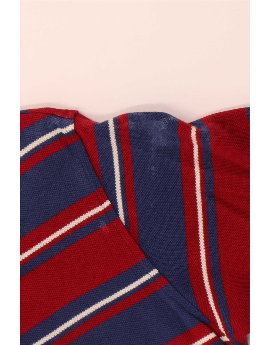 Tommy Hilfiger Herren-Poloshirt, klein, rot gestreift, Baumwolle