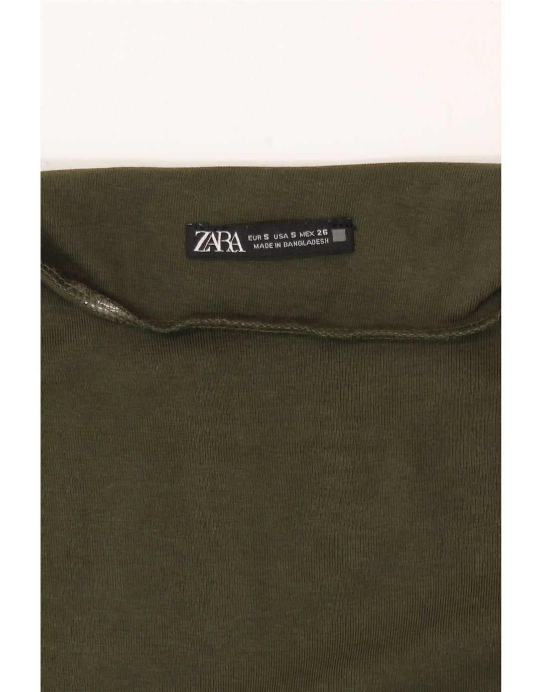 Zara Damen Maxikleid UK 8 Small Khaki