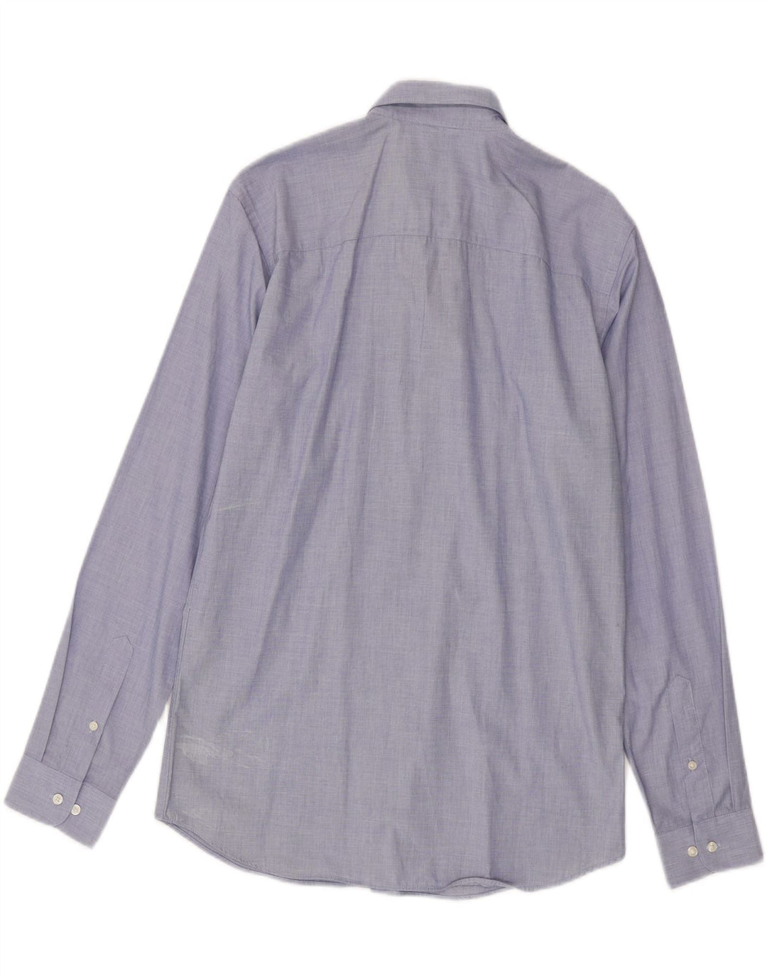 Jack & Jones Herrenhemd Größe 40 mittelblaue Baumwolle