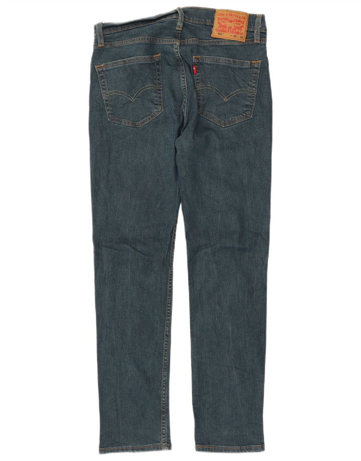 Levi's Herren 511 Slim Jeans W32 L30 Marineblau Baumwolle