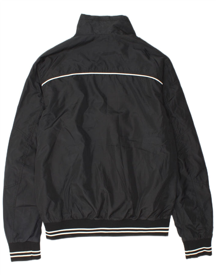 Jack & Jones Herren Bomberjacke UK 40 Large Schwarz Polyester