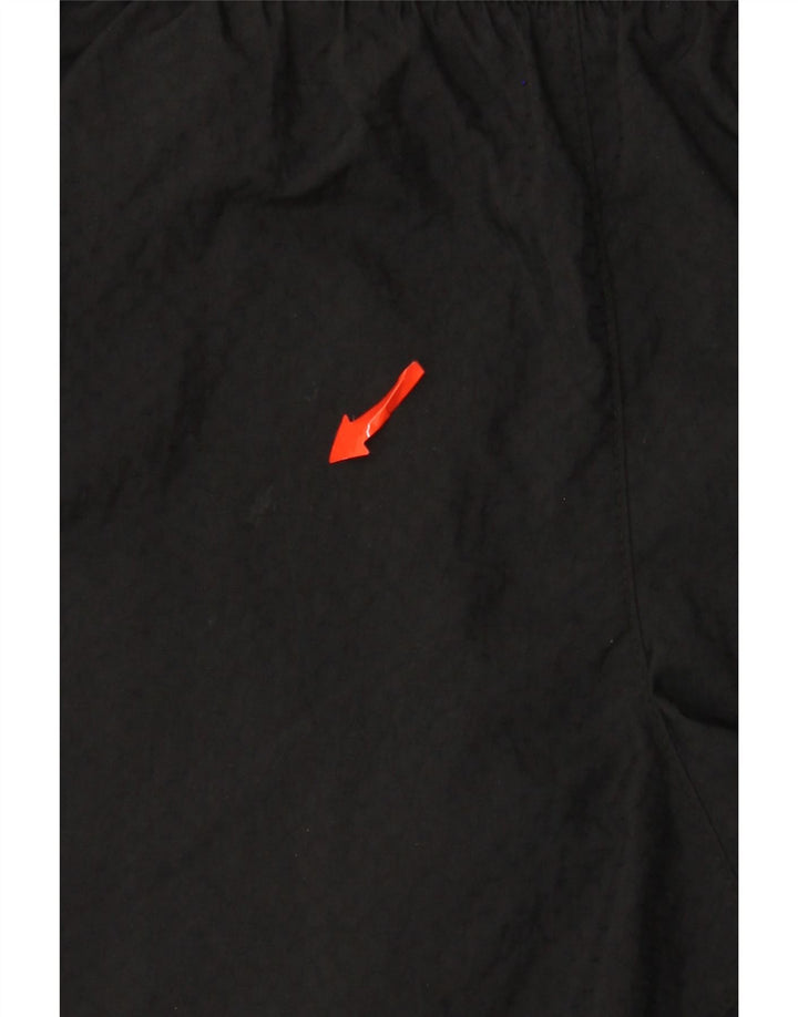 Nike Damen Graphic Sport Shorts UK 14 Large Schwarz Nylon