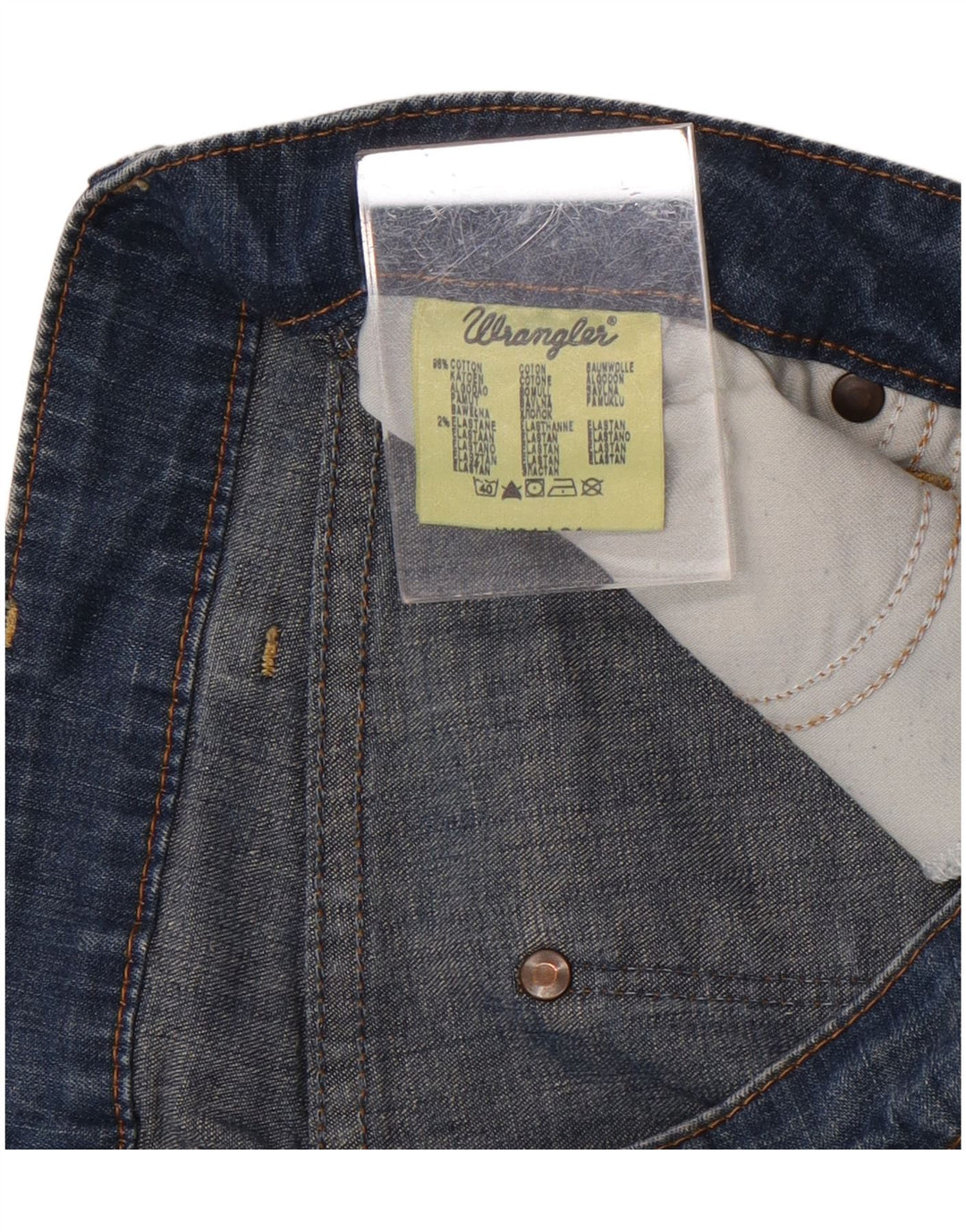 Wrangler Herren Iris Denim Shorts W31 Mittelblaue Baumwolle