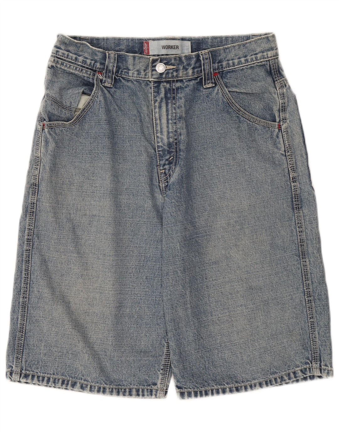 Levi's Herren Workwear Denim Shorts W29 mittelblaue Baumwolle
