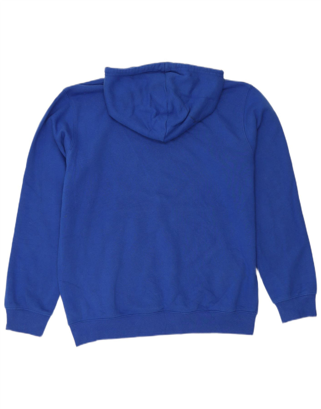 Adidas Herren Kapuzenpullover, groß, aus blauer Baumwolle