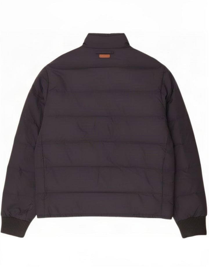 Marlboro Classics Herren Wattierte Jacke EU 50 Large Schwarz Nylon