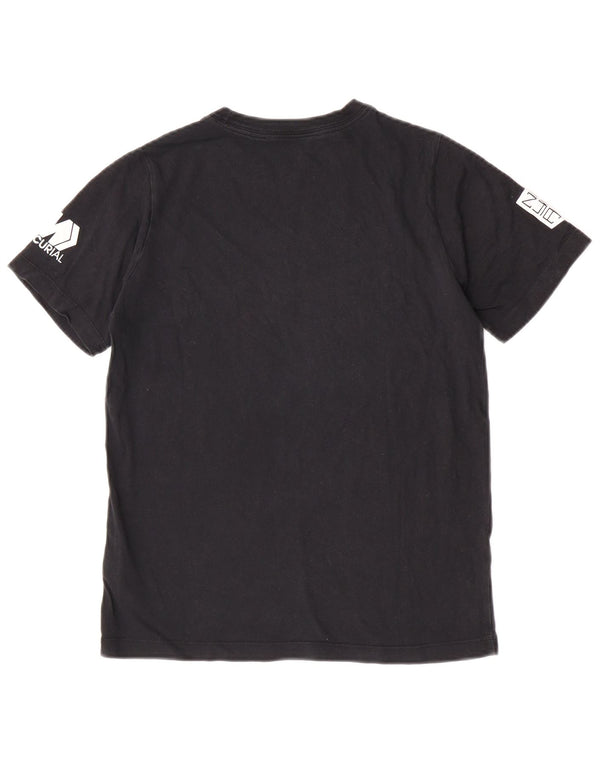 Nike Jungen T-Shirt mit Grafik, 11–12 Jahre, schwarze Baumwolle
