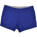 J. CREW Womens Chino Shorts US 12 Large W36  Blue Cotton | Vintage J. Crew | Thrift | Second-Hand J. Crew | Used Clothing | Messina Hembry 