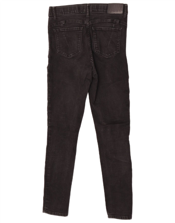 Dkny Damen Skinny Jeans W28 L28 Schwarz