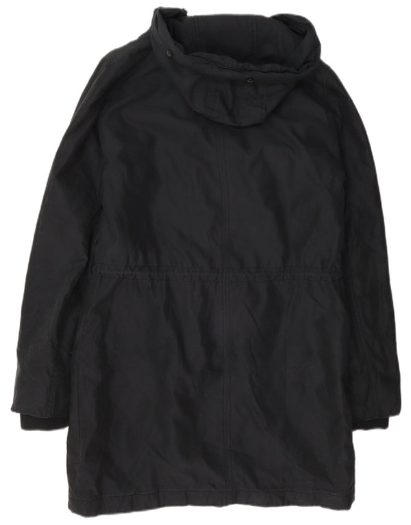 Abercrombie & Fitch Damen-Parka mit Kapuze, UK 14, mittleres Marineblau