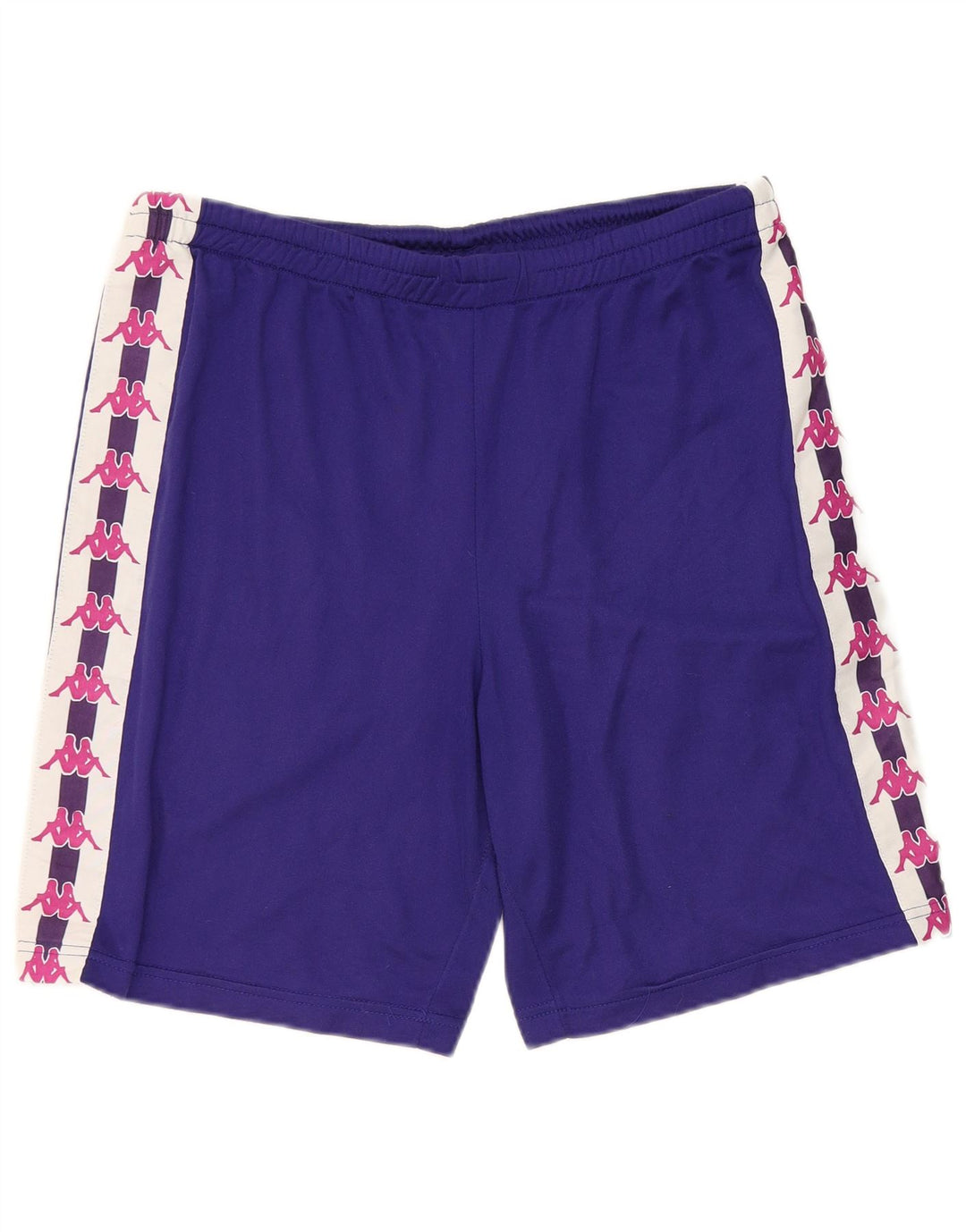 Kappa Herren Grafik-Sportshorts, groß, lila, Farbblock-Polyester