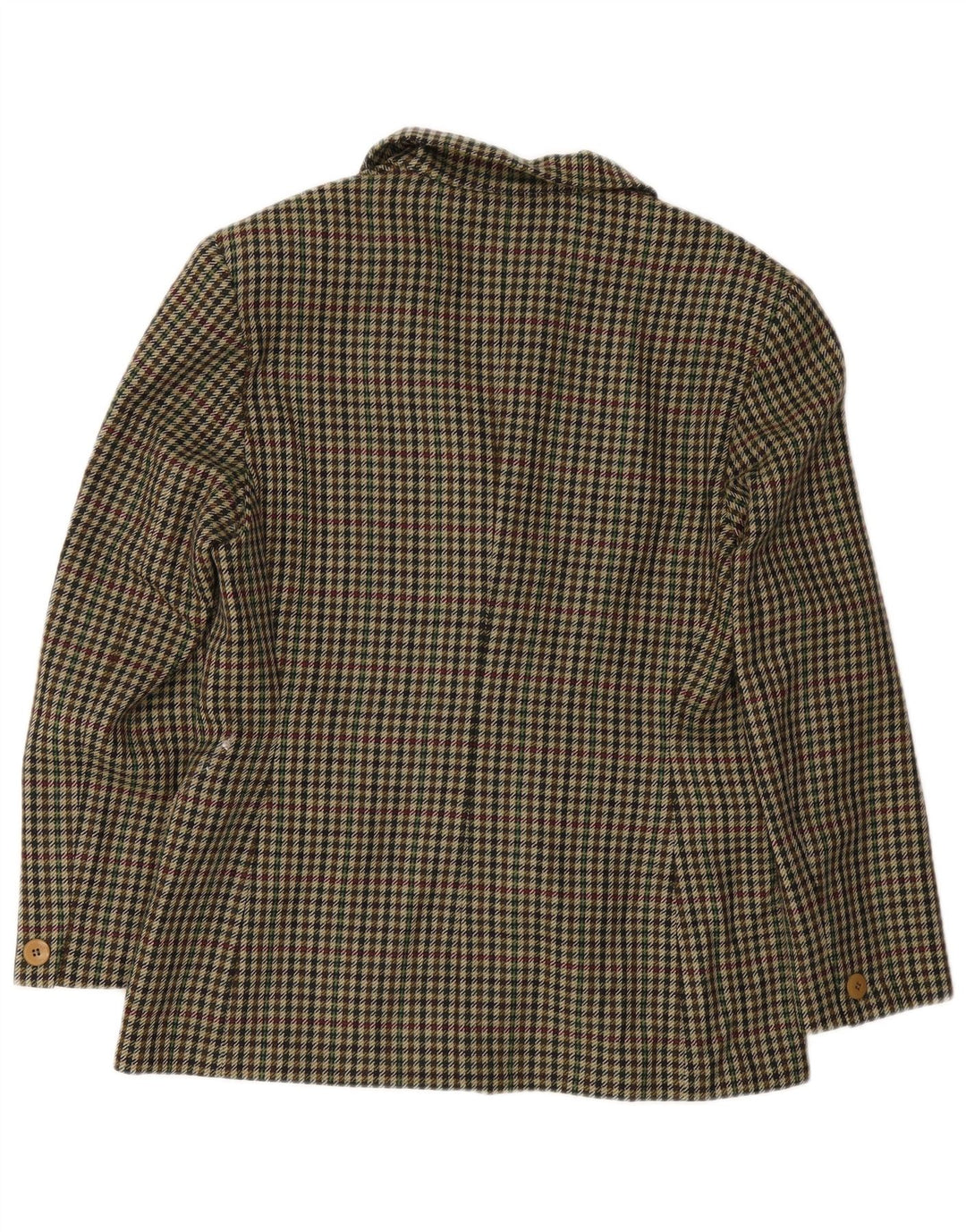 Max Mara Damen Weekend Blazer Jacke UK 16 Large Grüner Hahnentritt