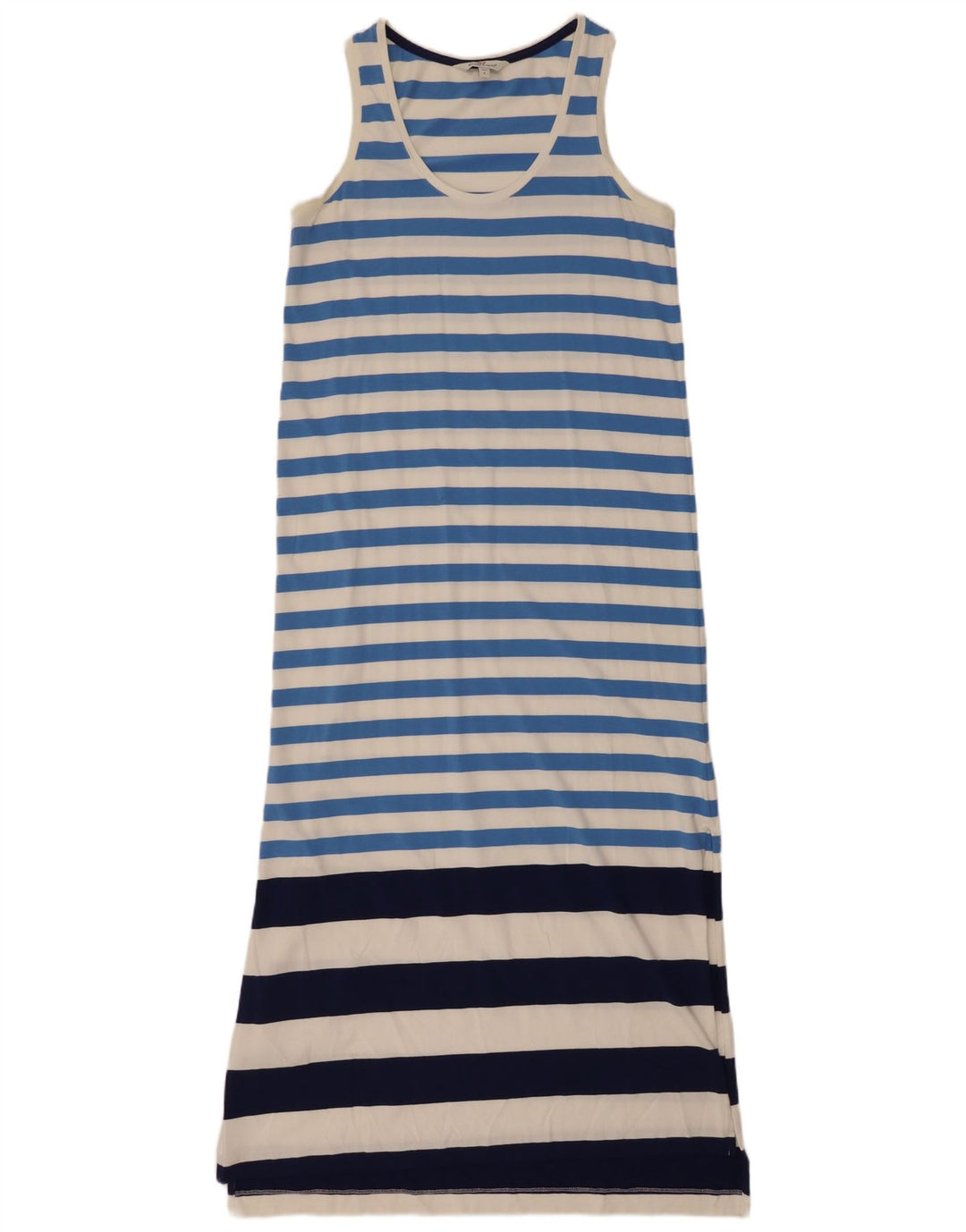 VINEYARD VINES Ärmelloses T-Shirt-Kleid für Damen, UK 10, klein, blau gestreift
