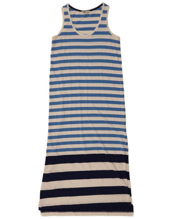 VINEYARD VINES Ärmelloses T-Shirt-Kleid für Damen, UK 10, klein, blau gestreift