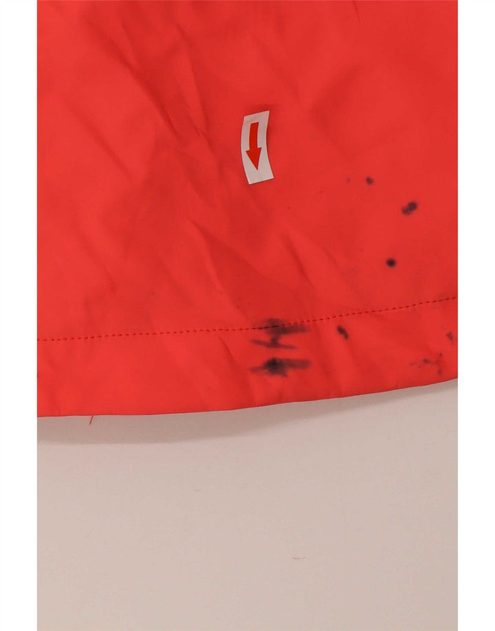 Marks & Spencer Damen-Regenjacke mit Kapuze, übergroß, Gr. 8, Orange