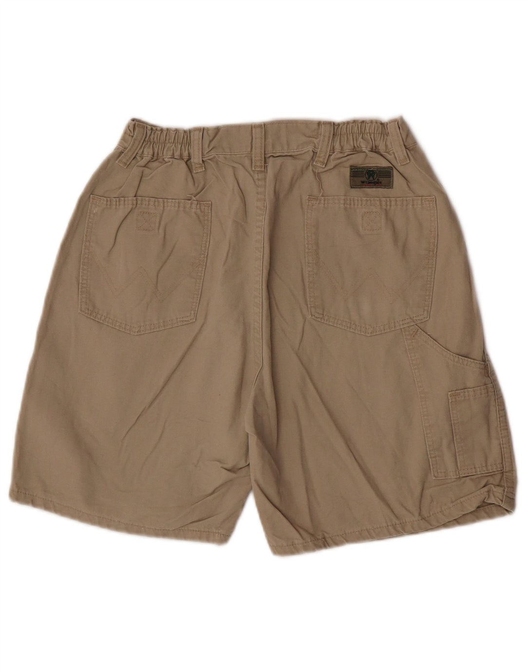 Wrangler Damen Chinoshorts W30 Mittelbeige Baumwolle