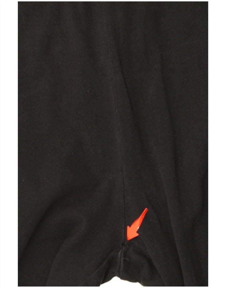 ASICS Damen Trainingshose Jogger UK 14 Mittelschwarze Baumwolle