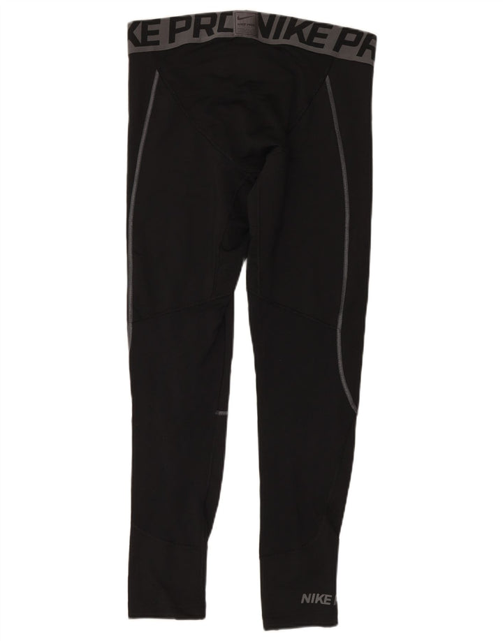 NIKE Herren-Kompressions-Leggings mit Grafik, XL, schwarzes Polyester