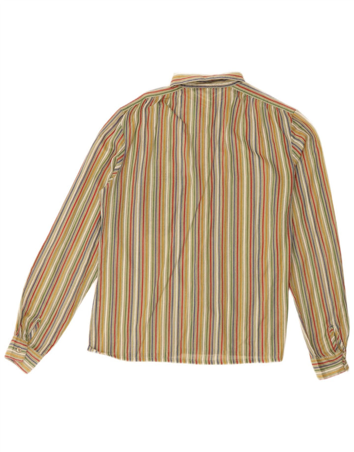 Vintage Damen Shirt EU 33 XS Grün gestreift