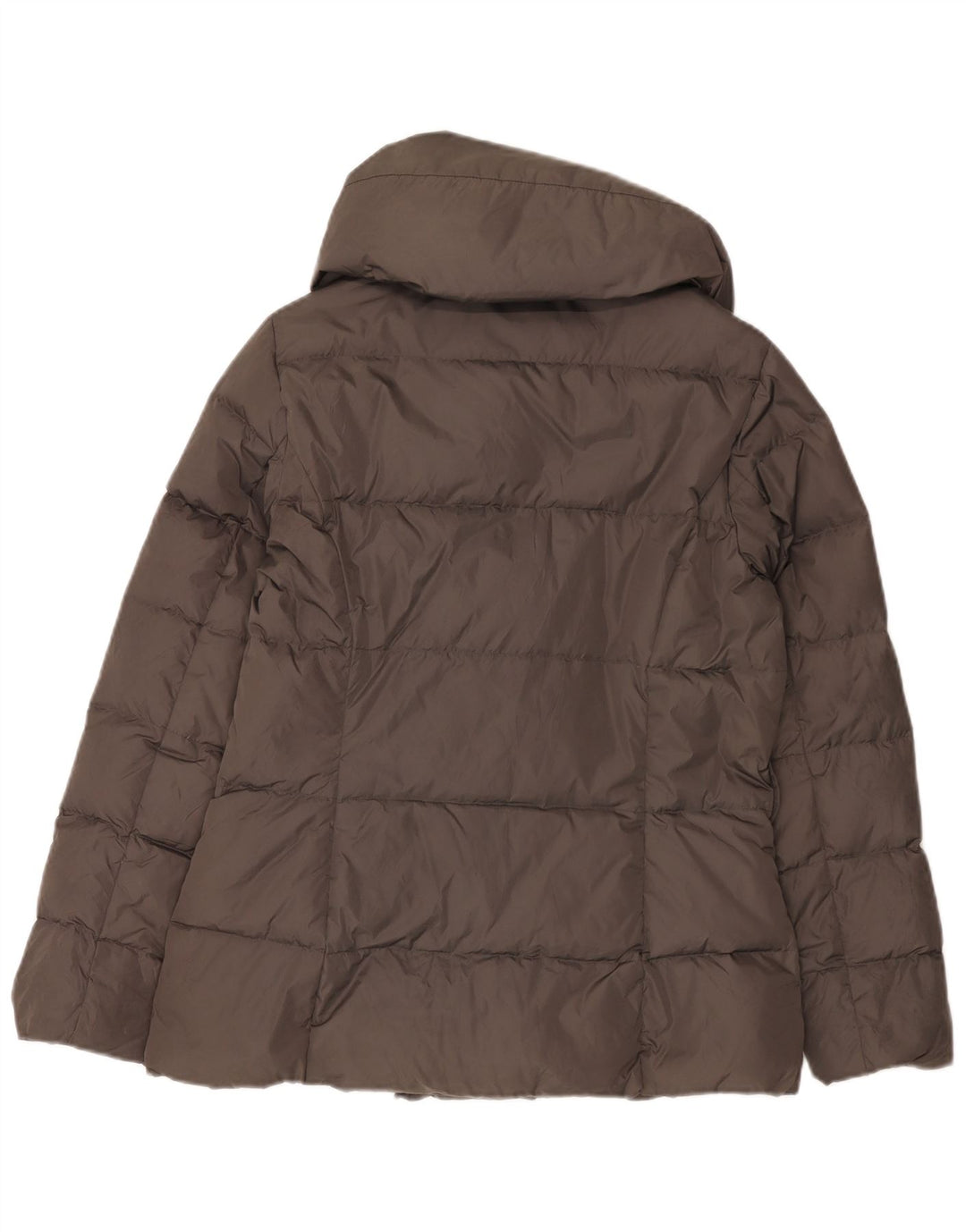 Ellesse Damen Wattierte Jacke UK 14 Mittelgraues Nylon