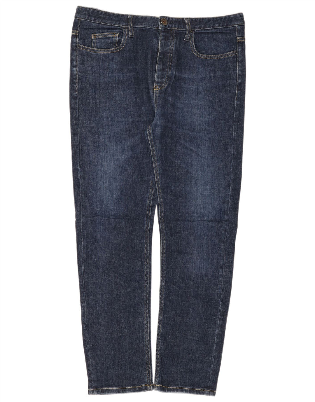 Benetton Damen Slim Jeans W34 L28 Blau