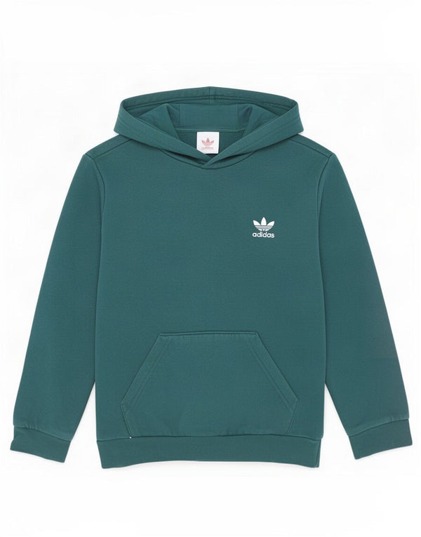 Adidas Jungen Kapuzenpullover, 6–7 Jahre, grüne Baumwolle