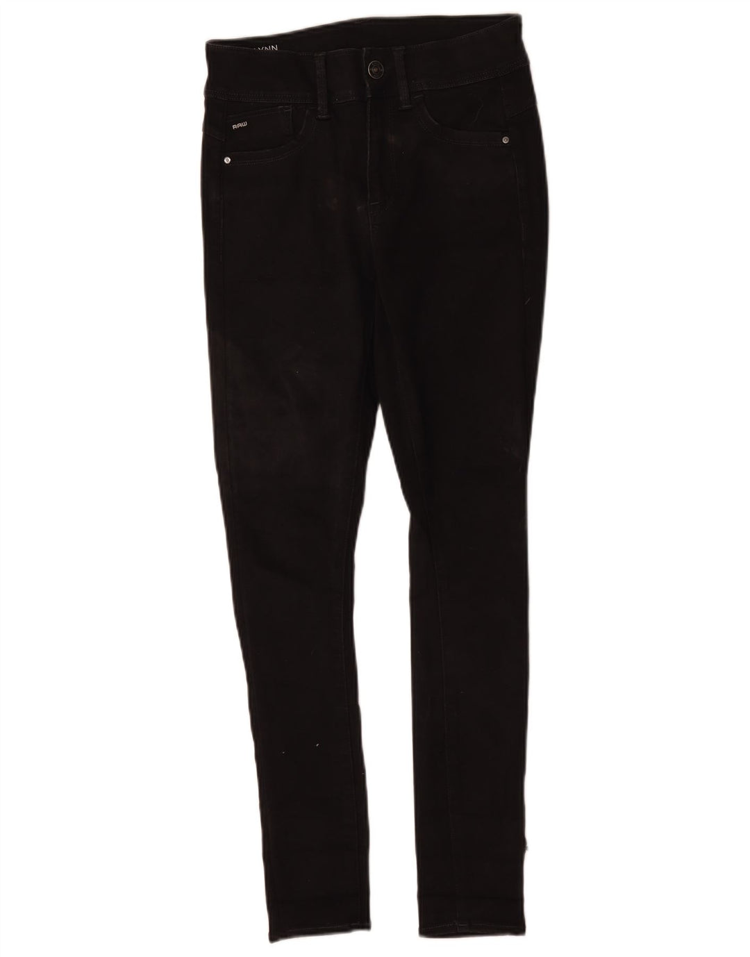 G-Star Damen Lynn Skinny Jeans W27 L30 Schwarz Polyester