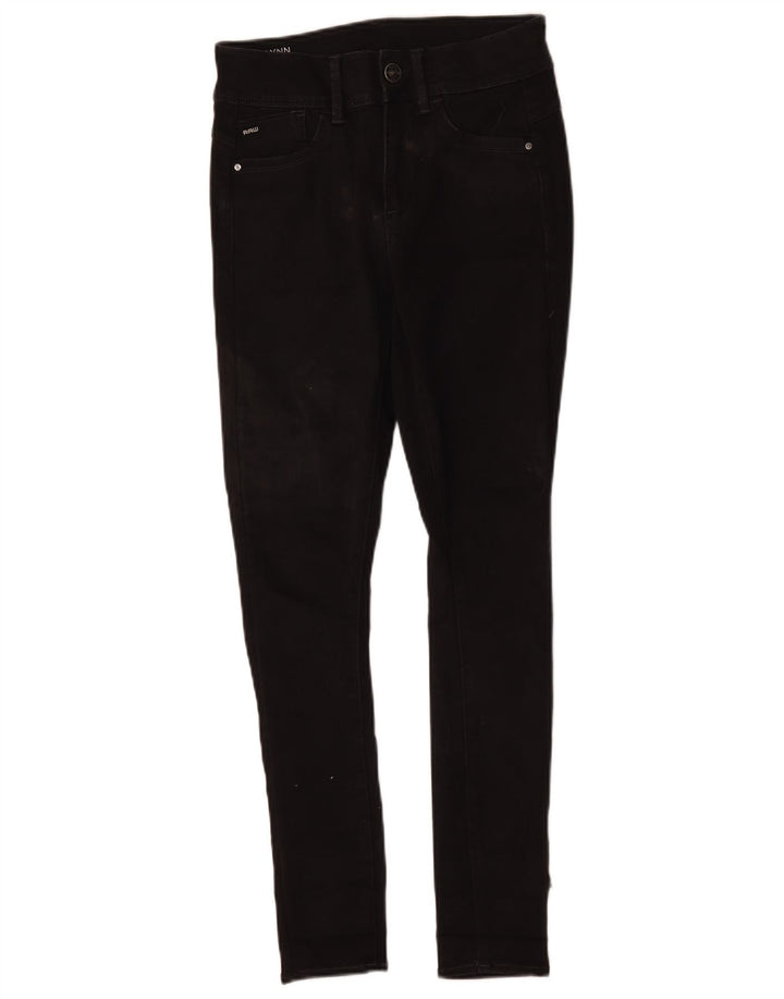 G-Star Damen Lynn Skinny Jeans W27 L30 Schwarz Polyester