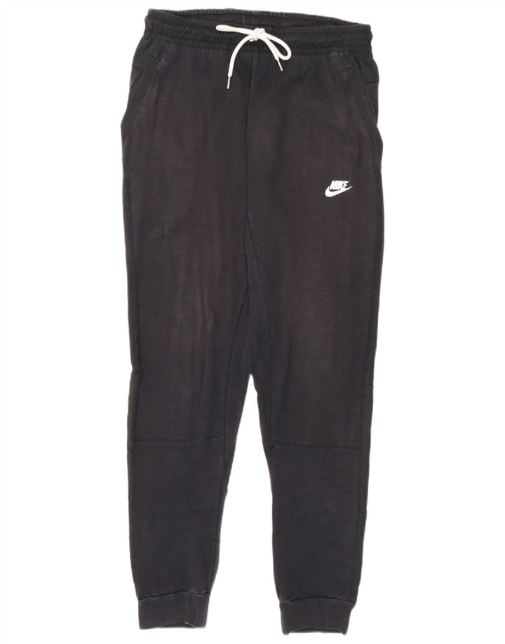 Nike Herren-Trainingshose, Jogginghose, Baumwolle, mittelblau, Marineblau