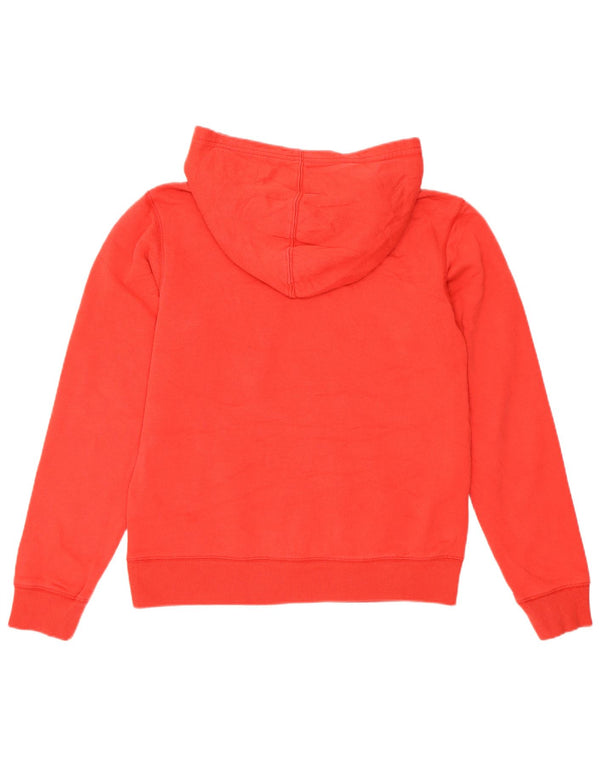 Champion Womens Graphic Hoodie Pullover UK 18 XL Rote Baumwolle