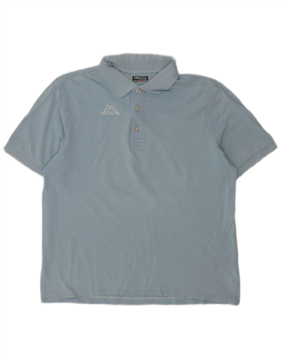 Kappa Herren-Poloshirt, große blaue Baumwolle